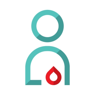 Blood donor icon