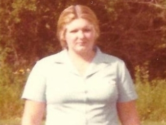 Janet LaForest in blood clinic uniform